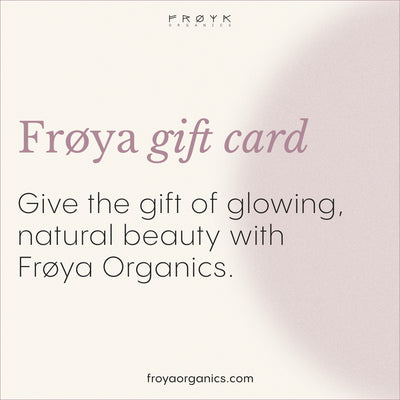 Frøya Organics gift card for organic Nordic skincare